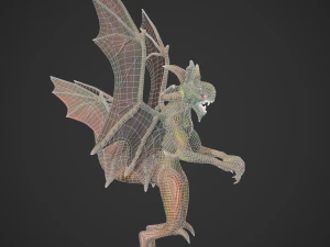 Stylized Gargoyle 3D Model