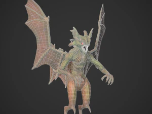 Stylized Gargoyle 3D Model