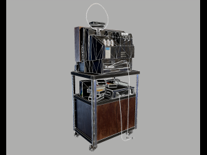 Old Television and VHS Set 3D Model