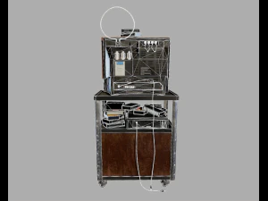 Old Television and VHS Set 3D Model
