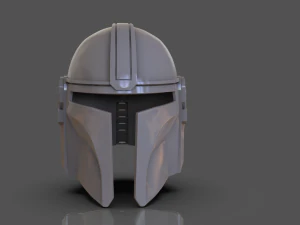Din Djarin The Mandalorian Helmet Replica 3D Print Model