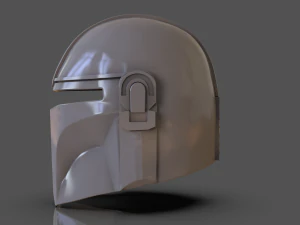 Din Djarin The Mandalorian Helmet Replica 3D Print Model