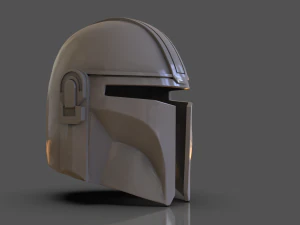 Din Djarin The Mandalorian Helmet Replica 3D Print Model
