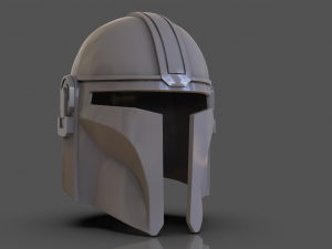 Din Djarin The Mandalorian Helmet Replica 3D Принт Модель