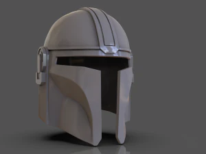 Din Djarin The Mandalorian Helmet Replica 3D Print Model