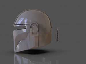 Din Djarin The Mandalorian Helmet Replica 3D Принт Модель