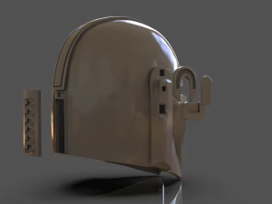 Din Djarin The Mandalorian Helmet Replica 3D Print Model