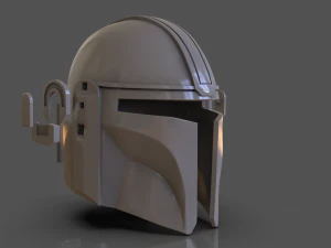 Din Djarin The Mandalorian Helmet Replica 3D Print Model