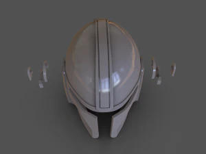 Din Djarin The Mandalorian Helmet Replica 3D Print Model