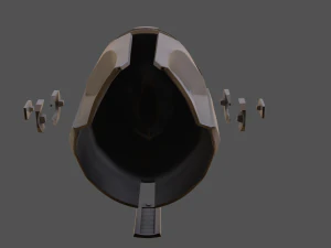 Din Djarin The Mandalorian Helmet Replica 3D Print Model