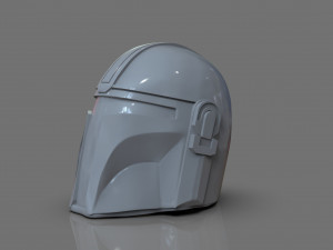 Din Djarin The Mandalorian Helmet Vase 3D Print Model