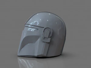 Din Djarin The Mandalorian Helmet Vase 3D Print Model