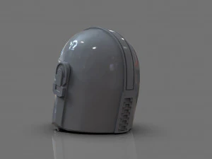 Din Djarin The Mandalorian Helmet Vase 3D Print Model