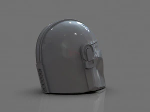 Din Djarin The Mandalorian Helmet Vase 3D Print Model
