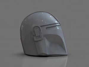 Din Djarin The Mandalorian Helmet Vase 3D Print Model