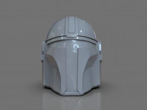 Din Djarin The Mandalorian Helmet Vase 3D Print Model