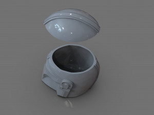 Din Djarin The Mandalorian Helmet Vase Modelo de impresión 3D