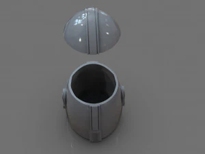 Din Djarin The Mandalorian Helmet Vase 3D Print Model
