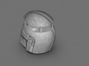 Din Djarin The Mandalorian Helmet Vase Modelo de impresión 3D