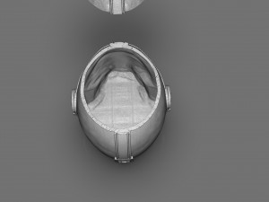 Din Djarin The Mandalorian Helmet Vase Modelo de impresión 3D