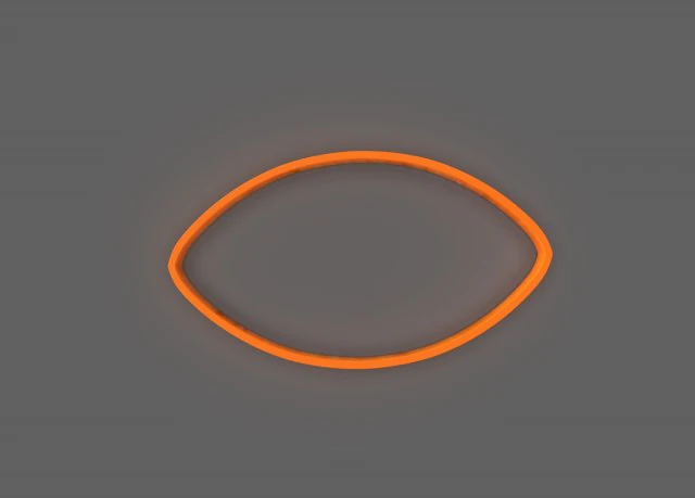 Формочка для печенья в американском футболе 3D Принт Модель .c4d .max .obj .3ds .fbx .stl .blend 