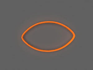 Pemotong Kue Sepak Bola Amerika Model Cetak 3D