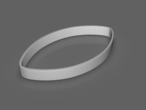 American Football Cookie Cutter Modelo de impresión 3D