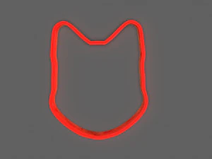 Cortador de galletas con cabeza de zorro Modelo de impresión 3D