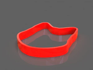 Fox Head Cookie Cutter 3D Print Model