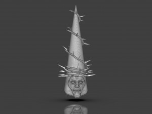The Penitent One Helmet Blasphemous 3D 打印模型