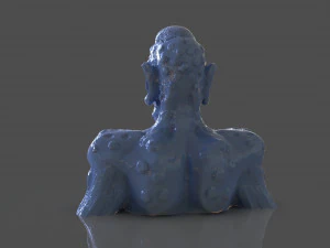 Prehispanic Alien 3D Print Model