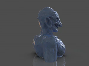 Prehispanic Alien 3D Print Model