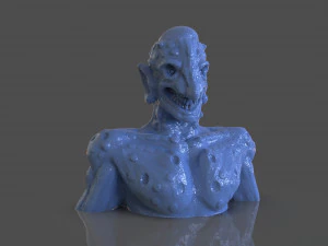 Prehispanic Alien 3D Print Model