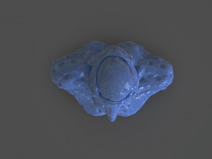 Prehispanic Alien Model Cetak 3D