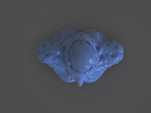 Prehispanic Alien 3D Print Model