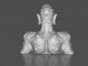 Prehispanic Alien Model Cetak 3D