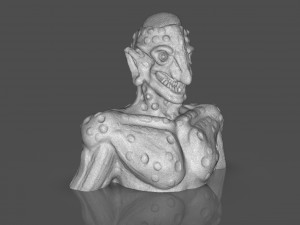 Prehispanic Alien Model Cetak 3D