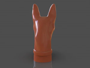 Busto stilizzato di Xoloitzcuintle Modello di stampa 3D