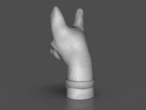 Busto stilizzato di Xoloitzcuintle Modello di stampa 3D