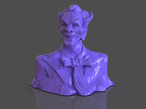Busto estilizado do Coringa Modelo de Impressão 3D