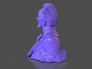 Stylized Joker Bust 3D Print Model