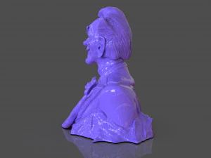 Stylized Joker Bust 3D Print Model
