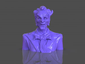 Stylized Joker Bust 3D Print Model
