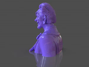 Stylized Joker Bust 3D Print Model
