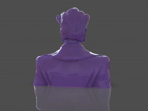 Stylized Joker Bust 3D Print Model