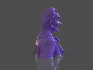 Stylized Joker Bust 3D Print Model