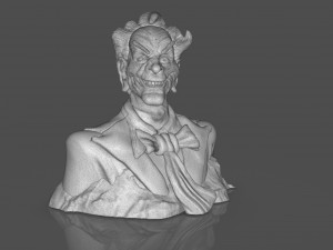 Stylized Joker Bust 3D Print Model