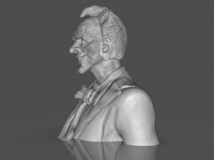 Stylized Joker Bust 3D Print Model