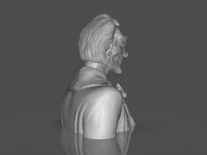 Stylized Joker Bust 3D Print Model