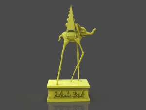 Salvador Dali Elephants 3D Print Model